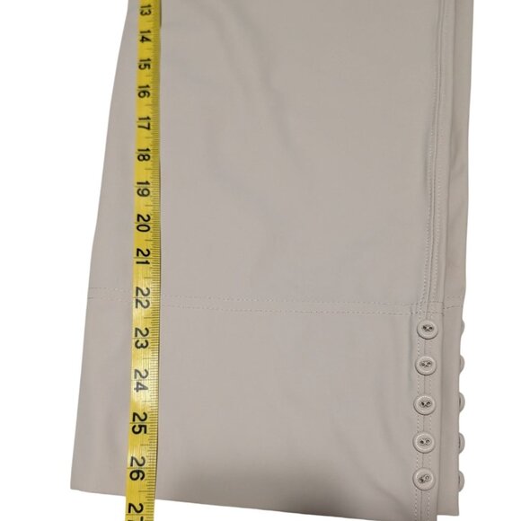 Womens XXL Beige Pull-On Pants With Button Detail  by IC Collection - Picture 11 of 11